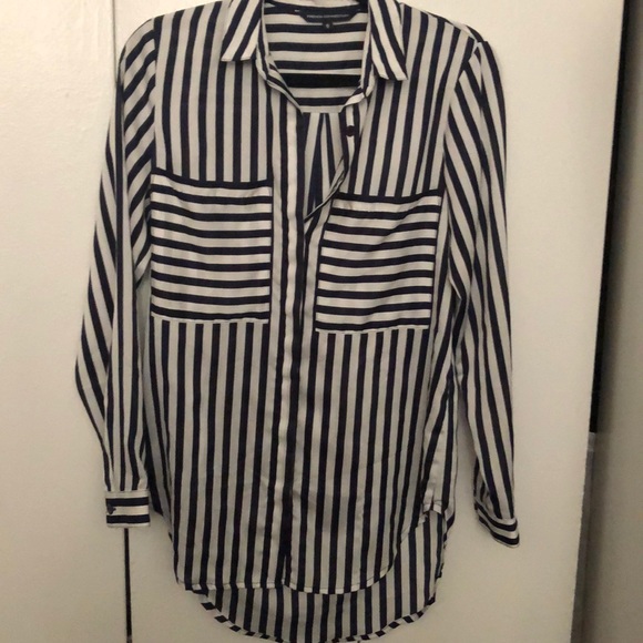 3for$30| French Connection long sleeves blouse S - Picture 1 of 2
